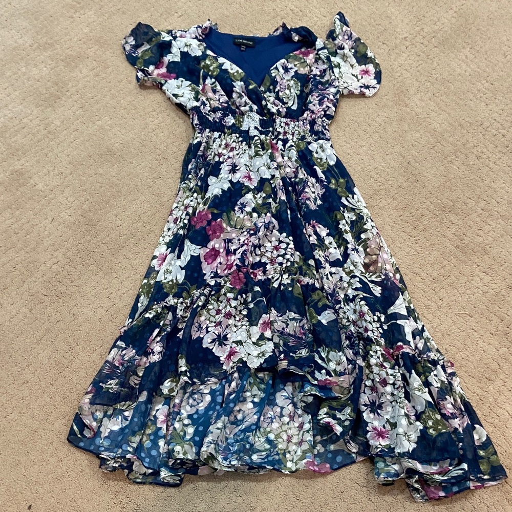 Lane Bryant Floral Women’s Dress - Blue and Purple